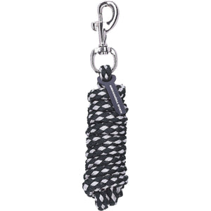 Schockemöhle Cuerda de Cabestro SP Soft Style con Mosquetón Dark Grey/Lurex