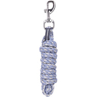 Schockemöhle Cuerda de Cabestro SP Soft Style con Mosquetón Milky Blue/Lurex