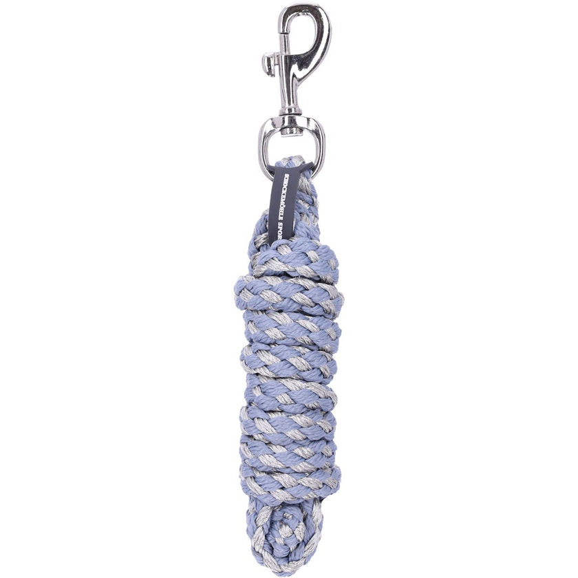Schockemöhle Cuerda de Cabestro SP Soft Style con Mosquetón Milky Blue/Lurex