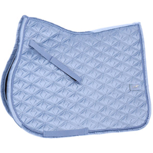 Schockemöhle Mantilla SP Velvet Style saltando Azul lechoso