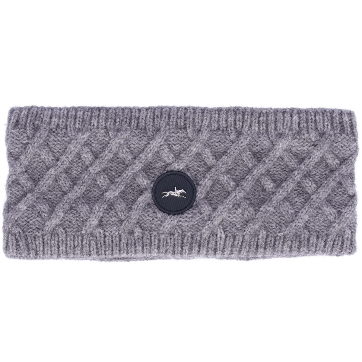 Schockemöhle Cinta para la cabeza Soft Style Gris