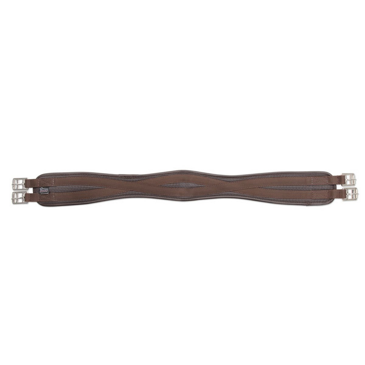 Shires Cincha Preformada Anti Rozaduras Marron