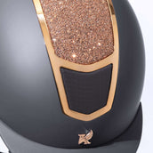 Karben by Shires Casco Valentina Negro/Oro Rosa