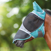 Shires Máscara para Moscas Deluxe con Orejas y Nariz Verde