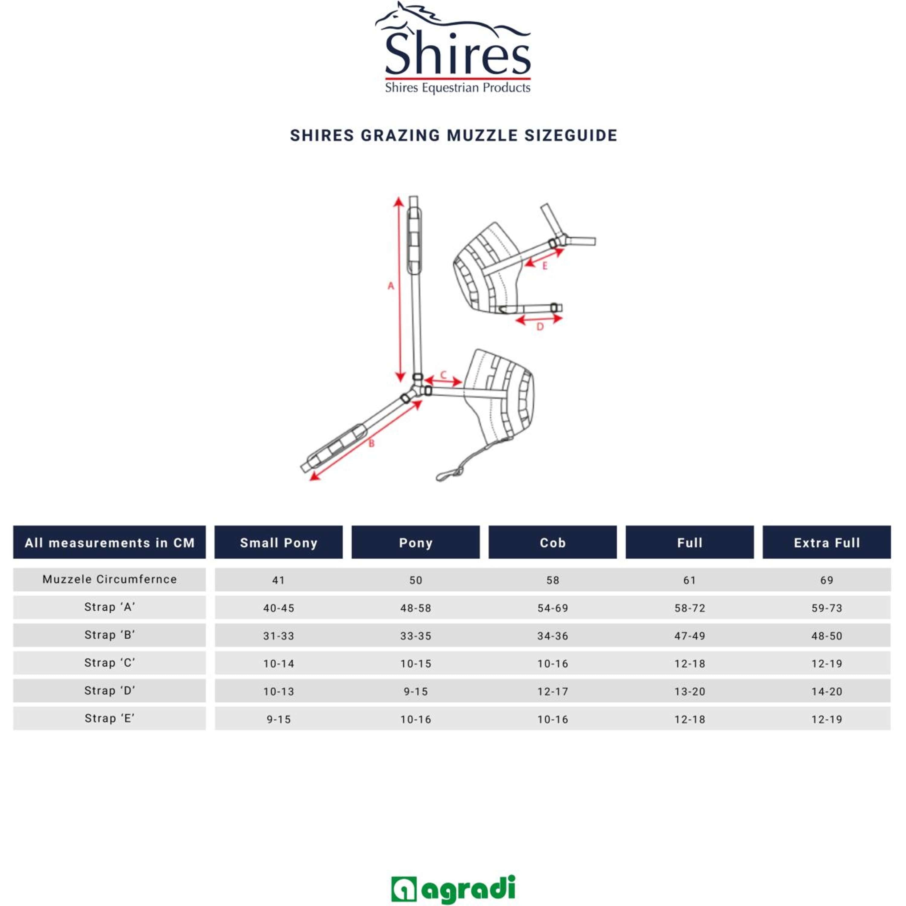 Shires Bozal de Pastoreo Comfort Negro