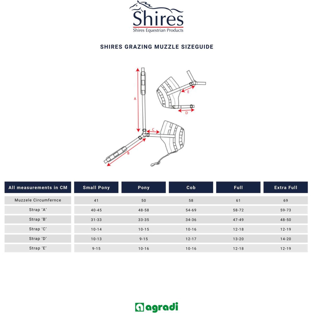 Shires Bozal de Pastoreo Comfort Negro