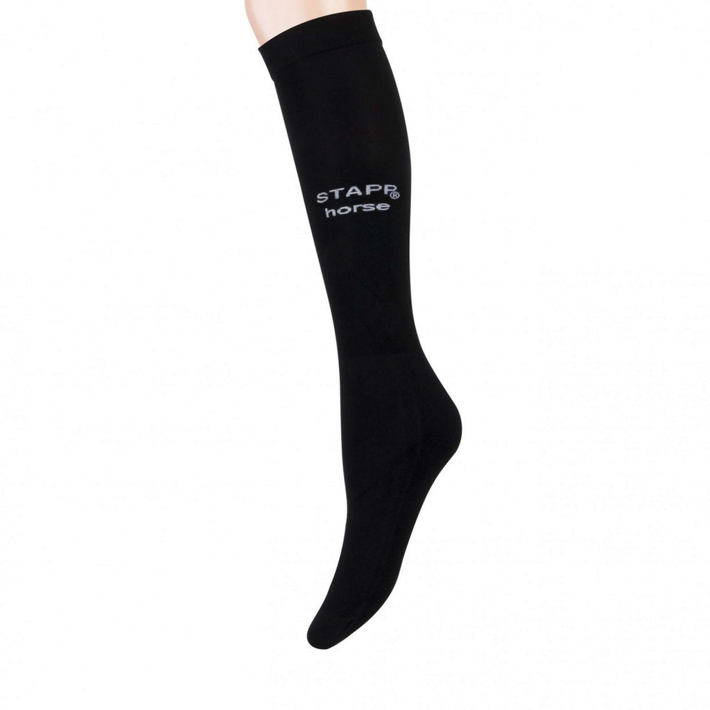 Stapp Horse Calcetines de Equitación Ultra Fine Paquete de 3 Negro