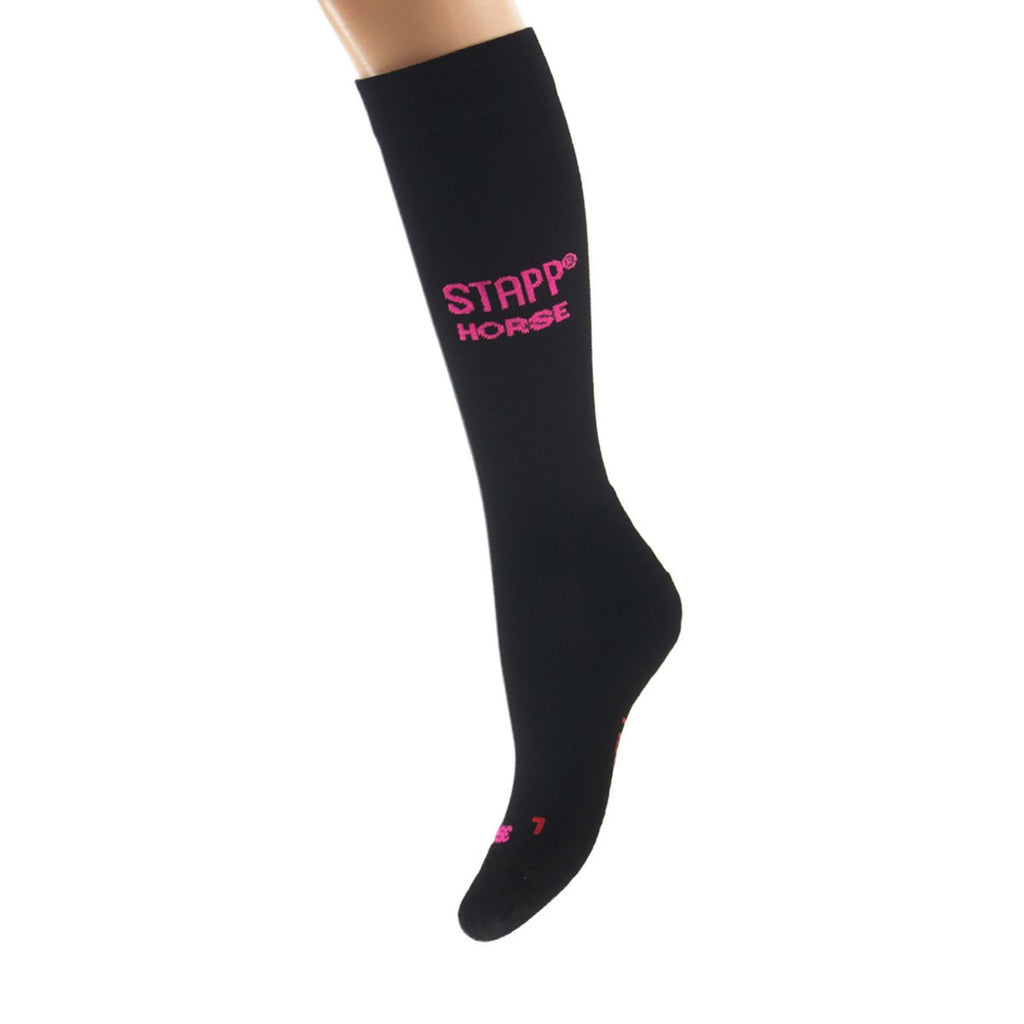 Stapp Horse Calcetines de Equitación Uni Deocell Negro-rosa
