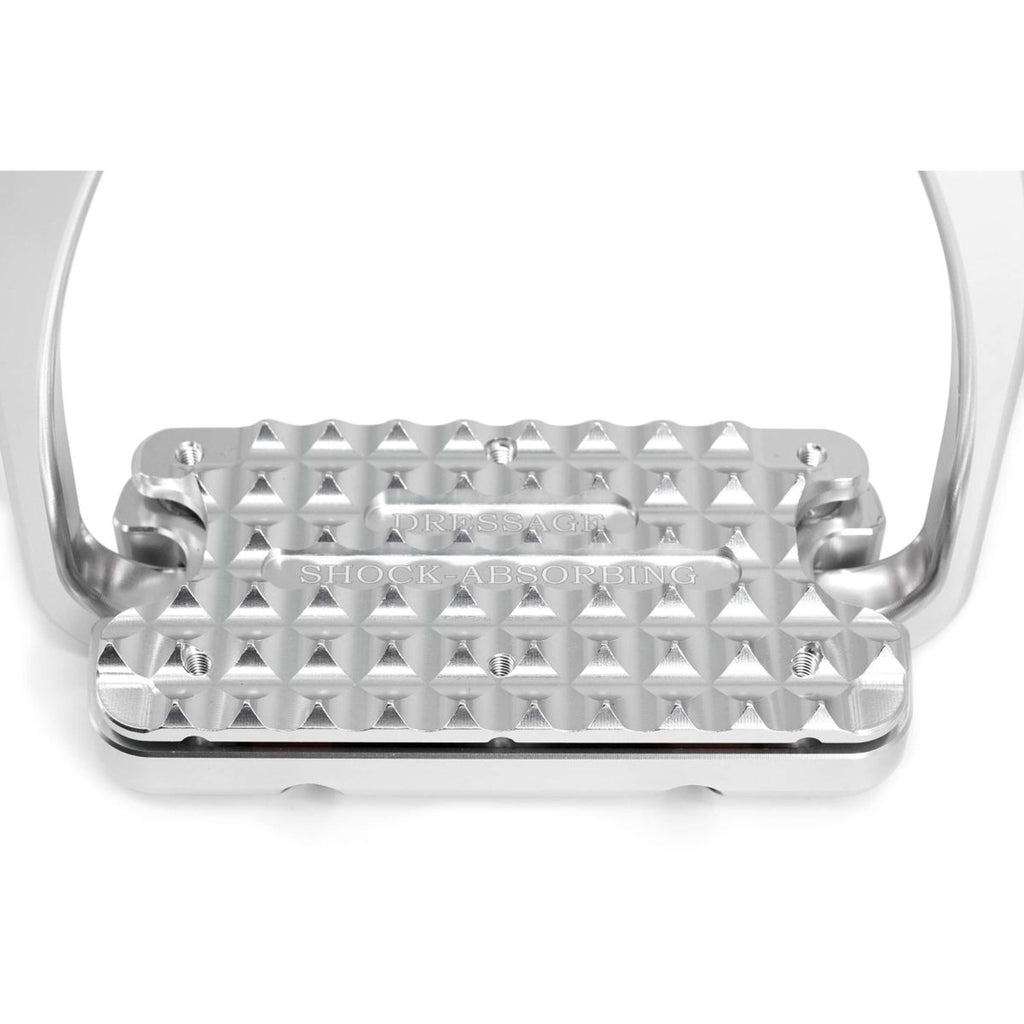 Tech Stirrups Estribos Capri Plus Doma Plata