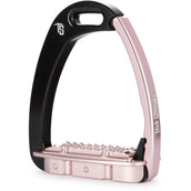 Tech Stirrups Estribos Venice Young EVO Classic Negro/Rosa