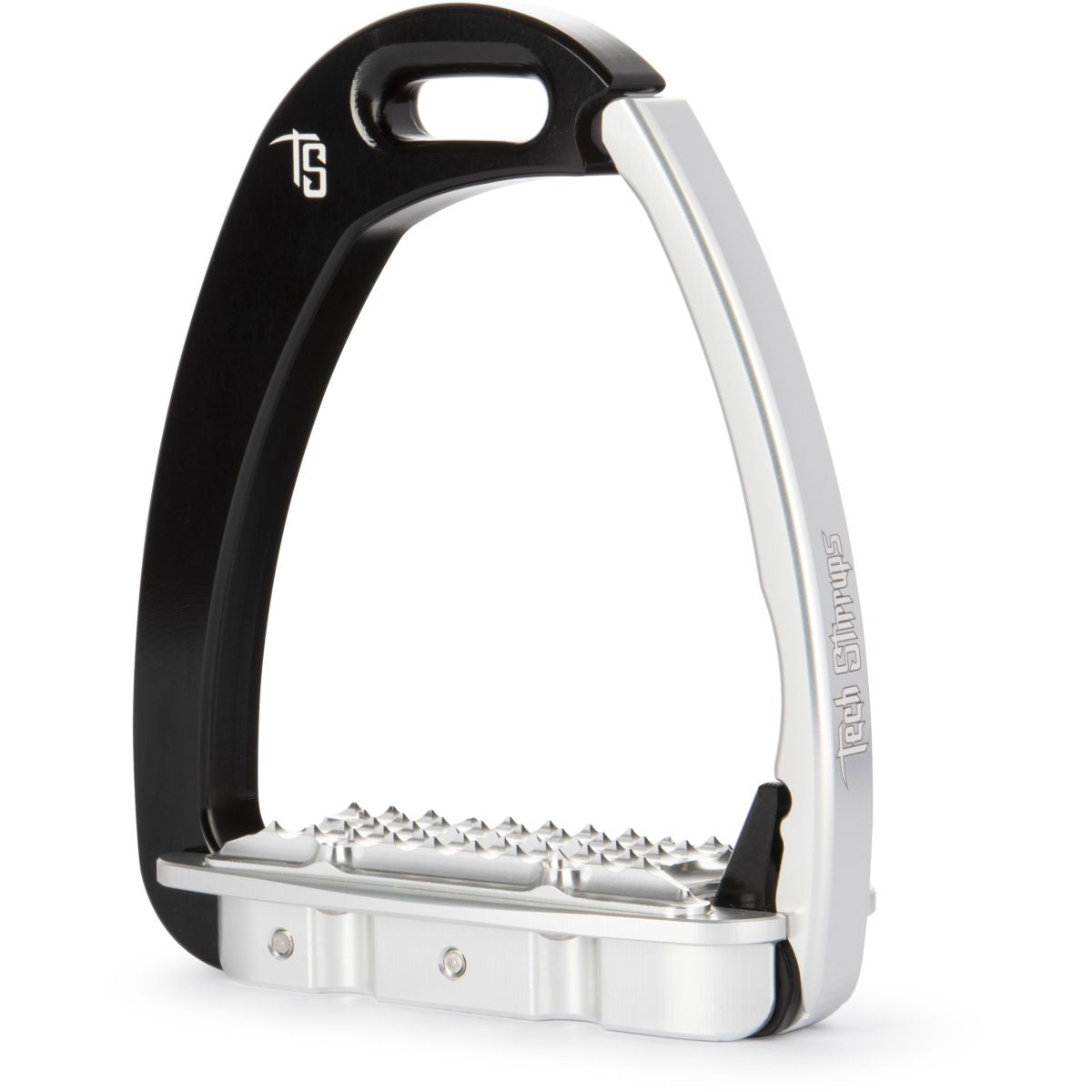 Tech Stirrups Estribos Venice Young EVO Classic Negro/Plata