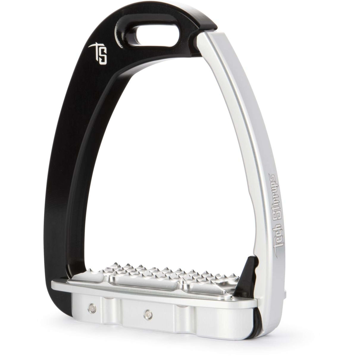 Tech Stirrups Estribos Venice Young EVO Classic Negro/Plata