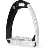 Tech Stirrups Estribos Venice Young EVO Classic Negro/Plata