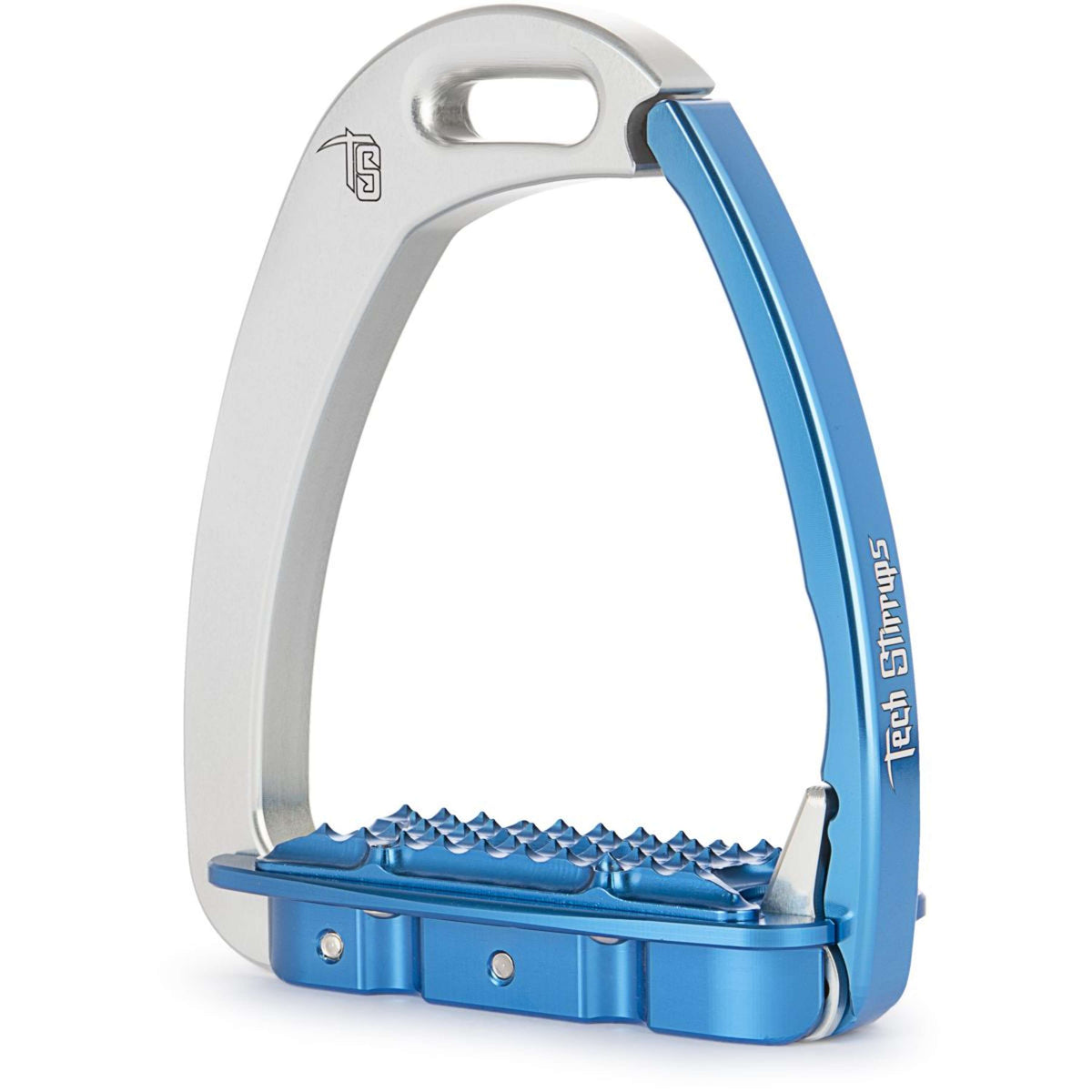 Tech Stirrups Estribos Venice Young EVO Classic Plateado Azul