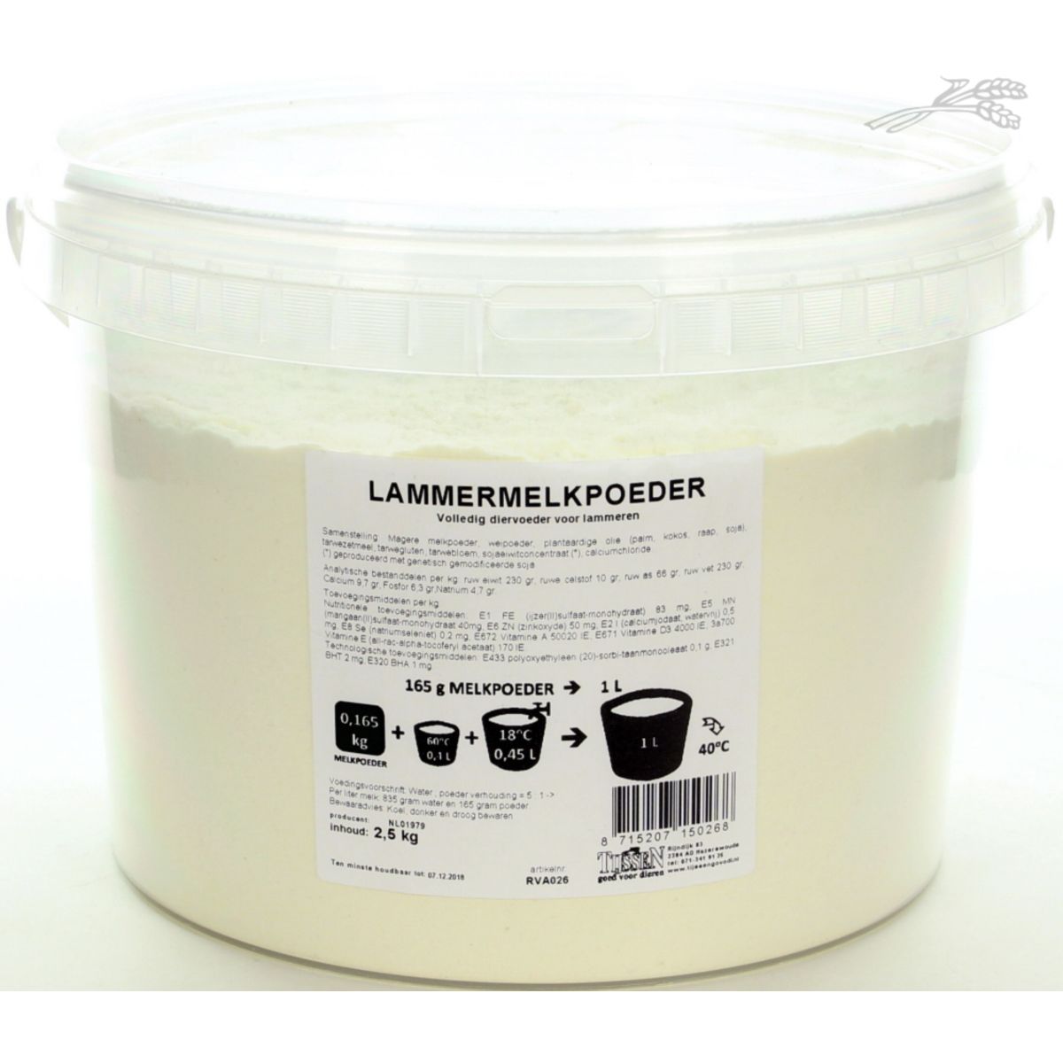 Tijssen Leche en Polvo para Corderos