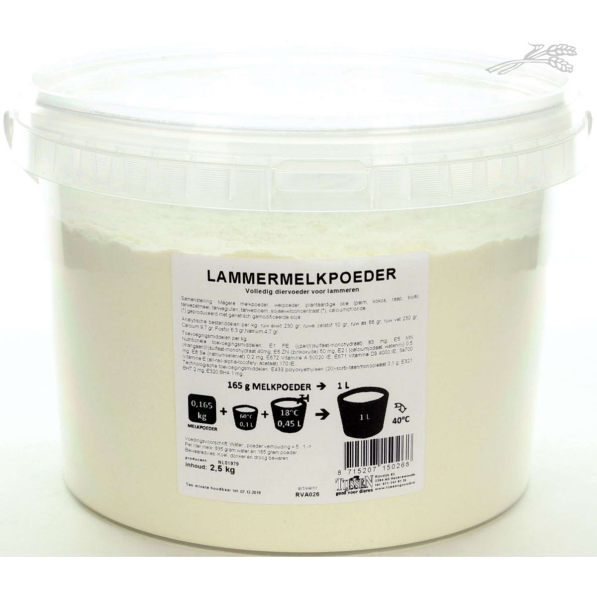 Tijssen Leche en Polvo para Corderos