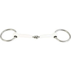 Trust Mordaza de Anilla Suelta Inno Sense Bradoon Jointed Soft 12mm Blanco