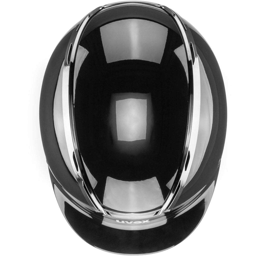 Uvex Casco Exxeed Shiny Chrome Negro