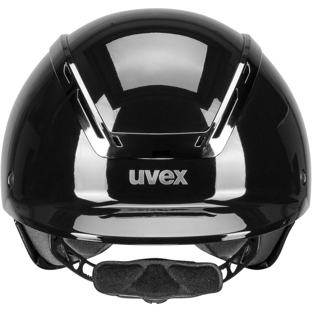 Uvex Casco Exxeed Shiny Chrome Negro