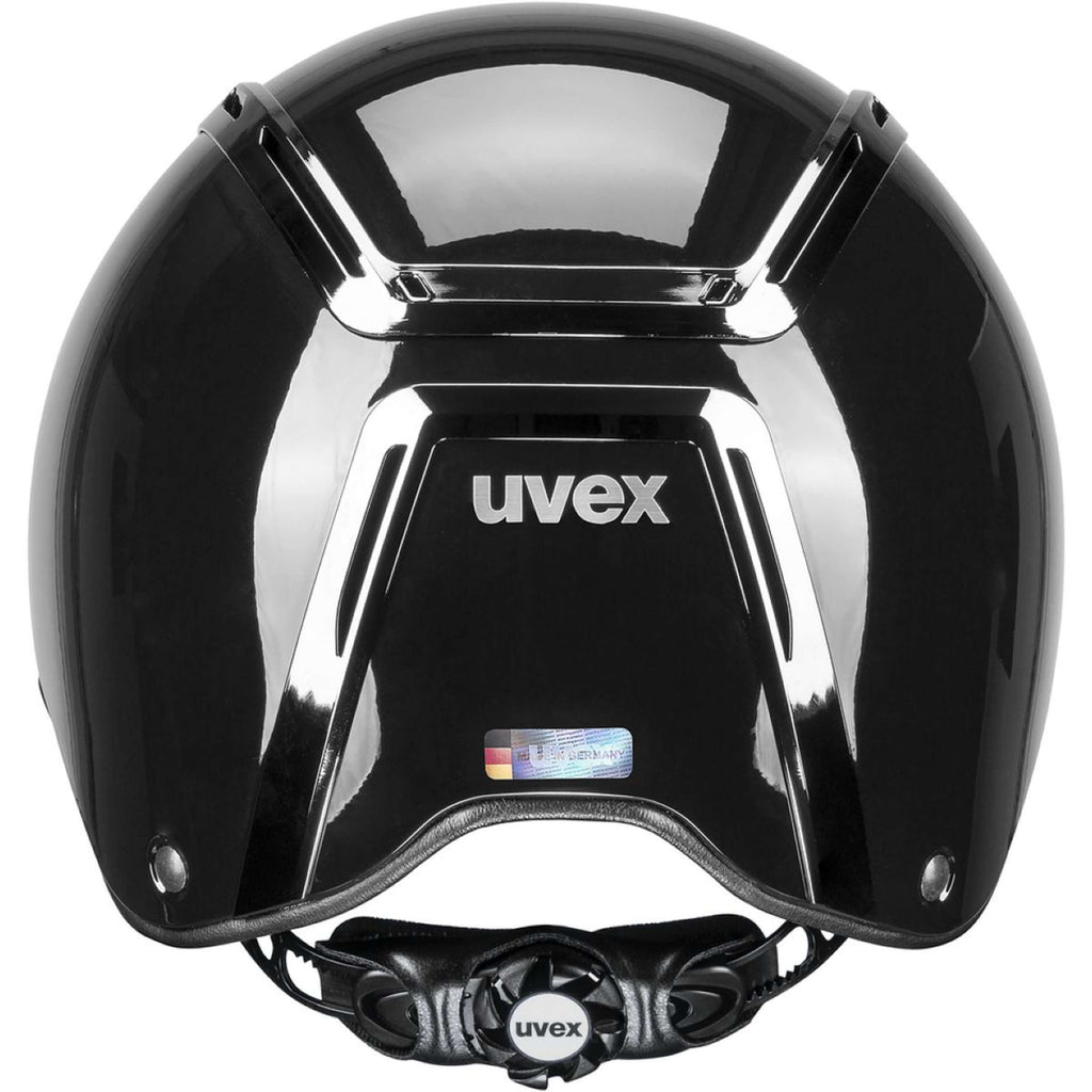 Uvex Casco Exxeed Shiny Chrome Negro