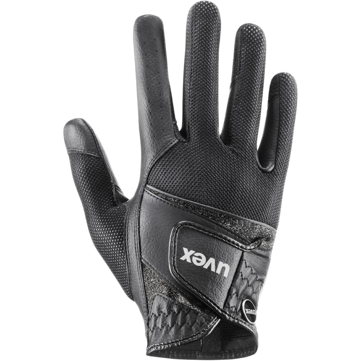 Uvex Guantes de Equitación Sumair Glamour Negro/Negro