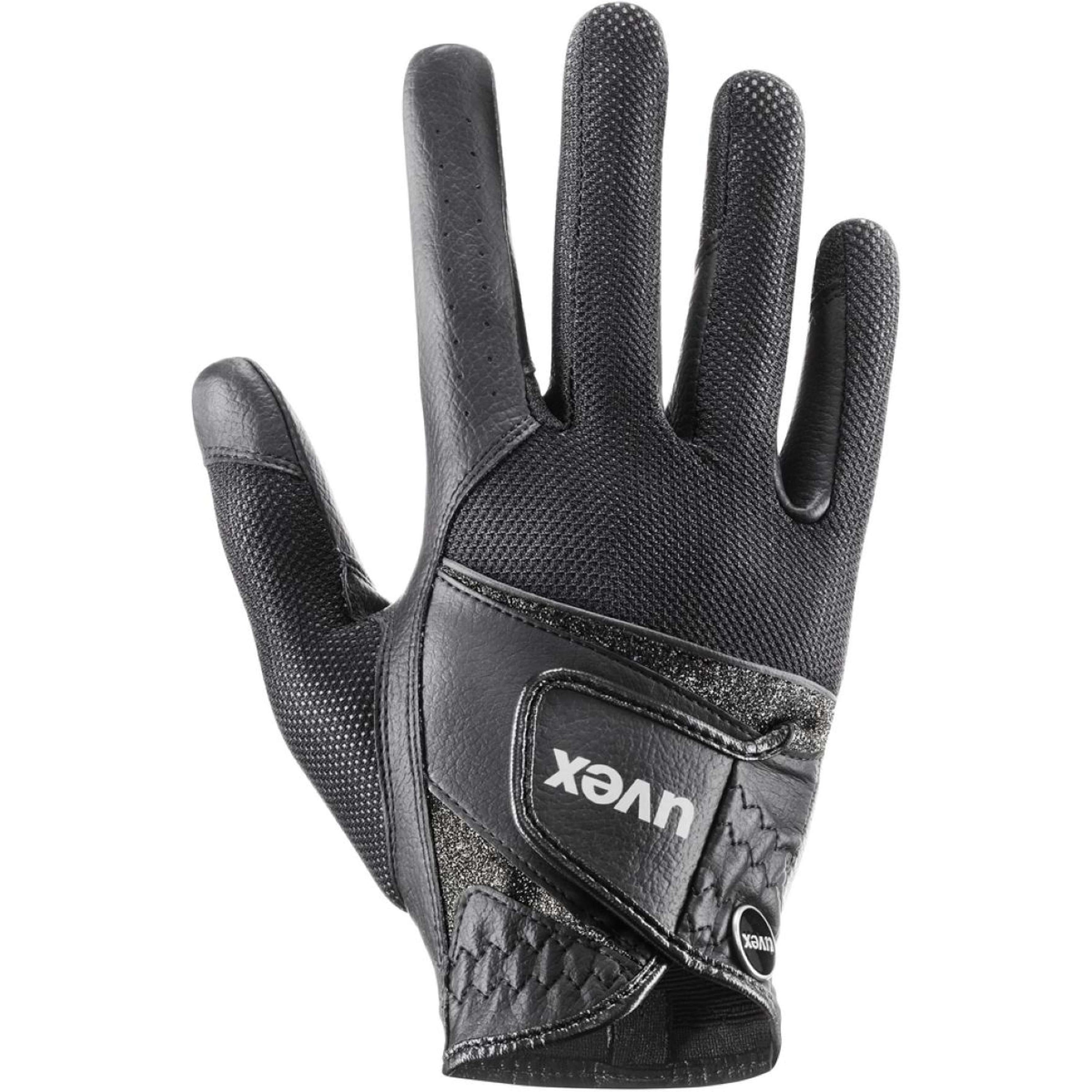 Uvex Guantes de Equitación Sumair Glamour Negro/Negro Uvex Guantes de Equitación Sumair Glamour Negro/Negro