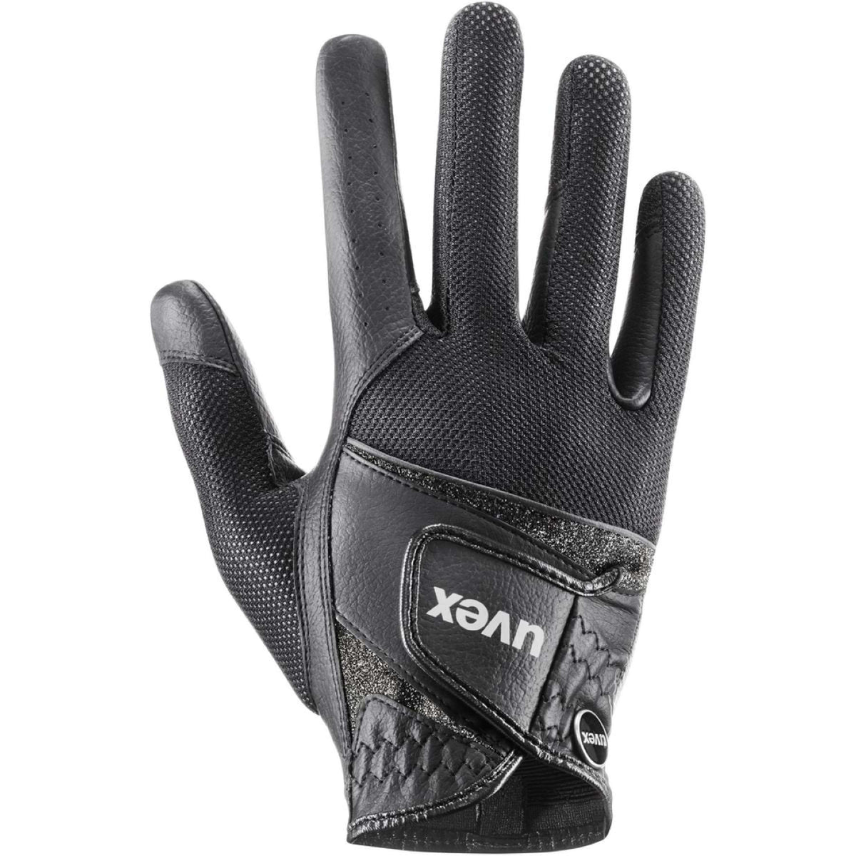 Uvex Guantes de Equitación Sumair Glamour Negro/Negro