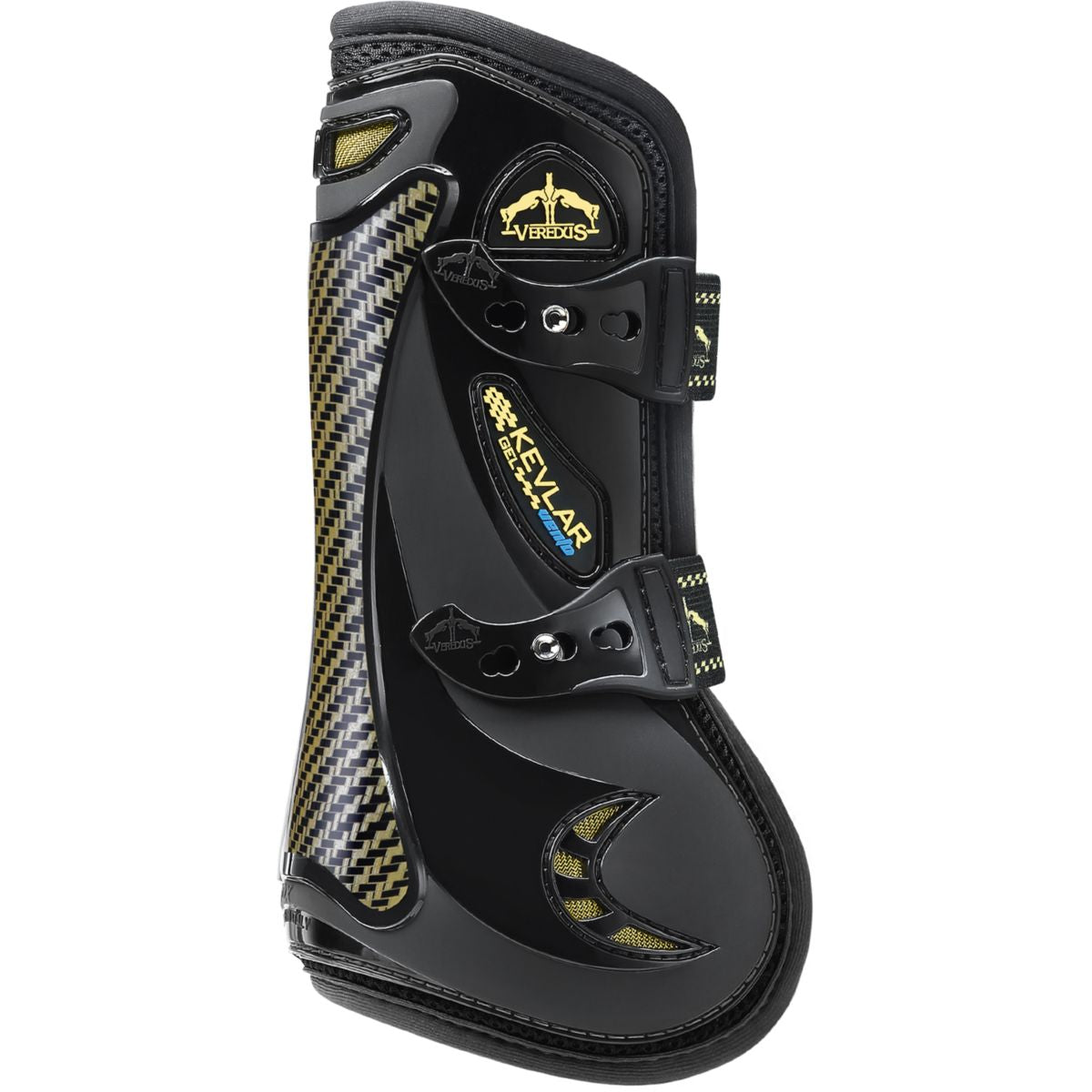 Veredus Botas para tendones Kevlar Gel Vento Front Negro