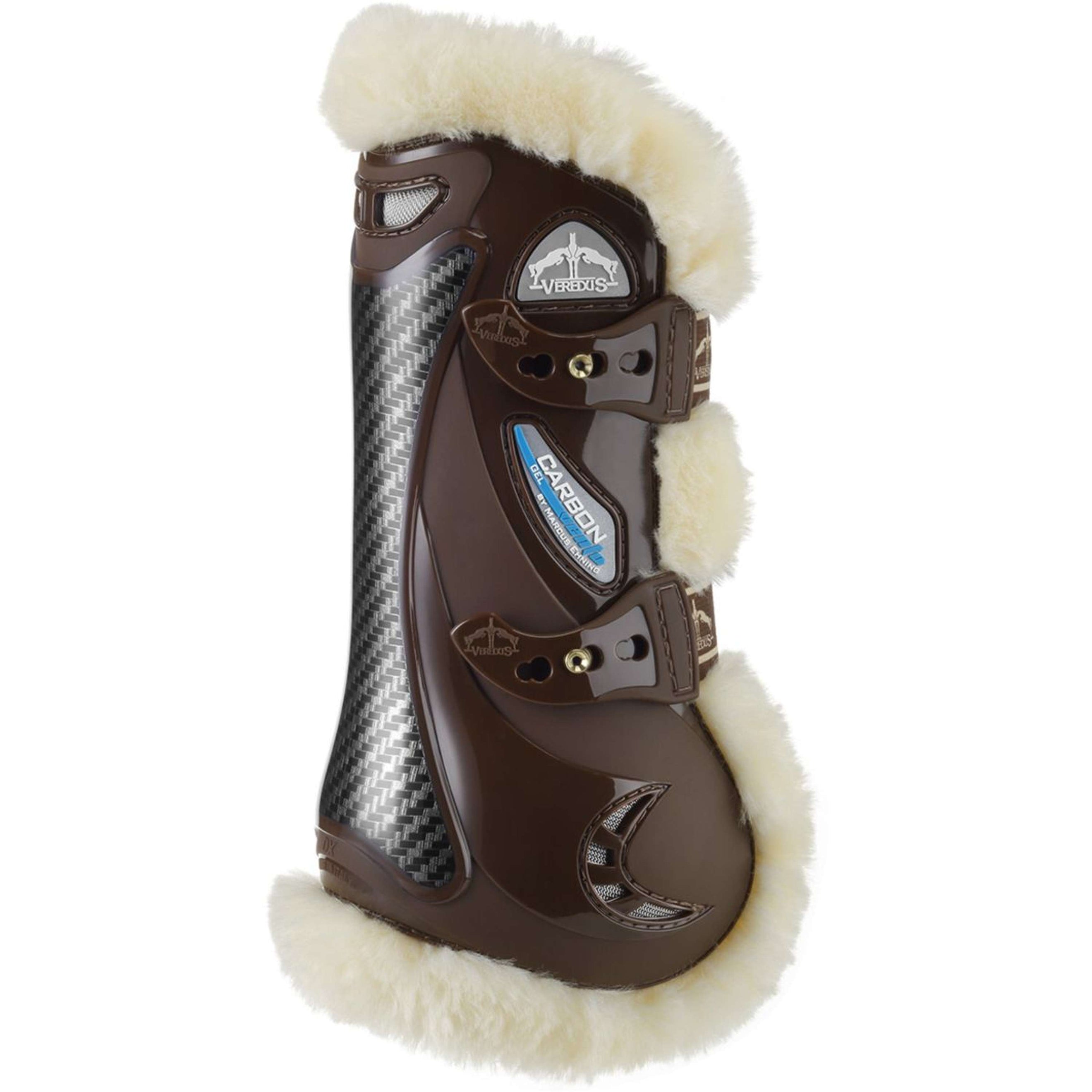 Veredus Botas para tendones Carbon Gel Vento Front STS Marron