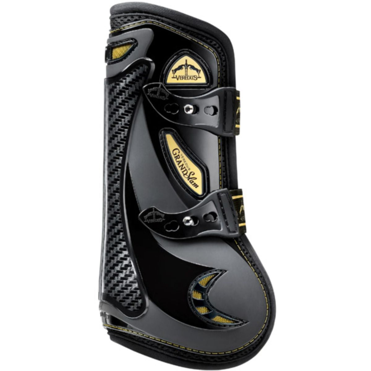 Veredus Botas para tendones Grand Slam Carbon Gel Front Negro/Oro