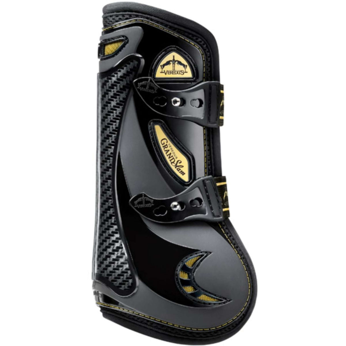 Veredus Botas para tendones Grand Slam Carbon Gel Front Negro/Oro