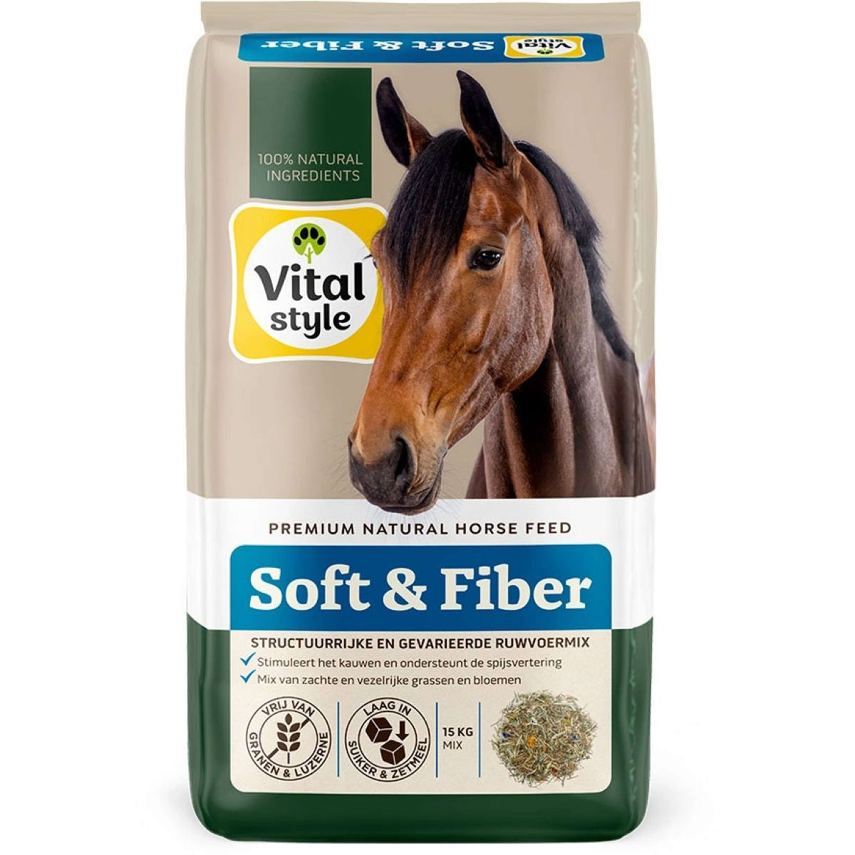 Vitalstyle Mezcla de Forraje Soft & Fiber