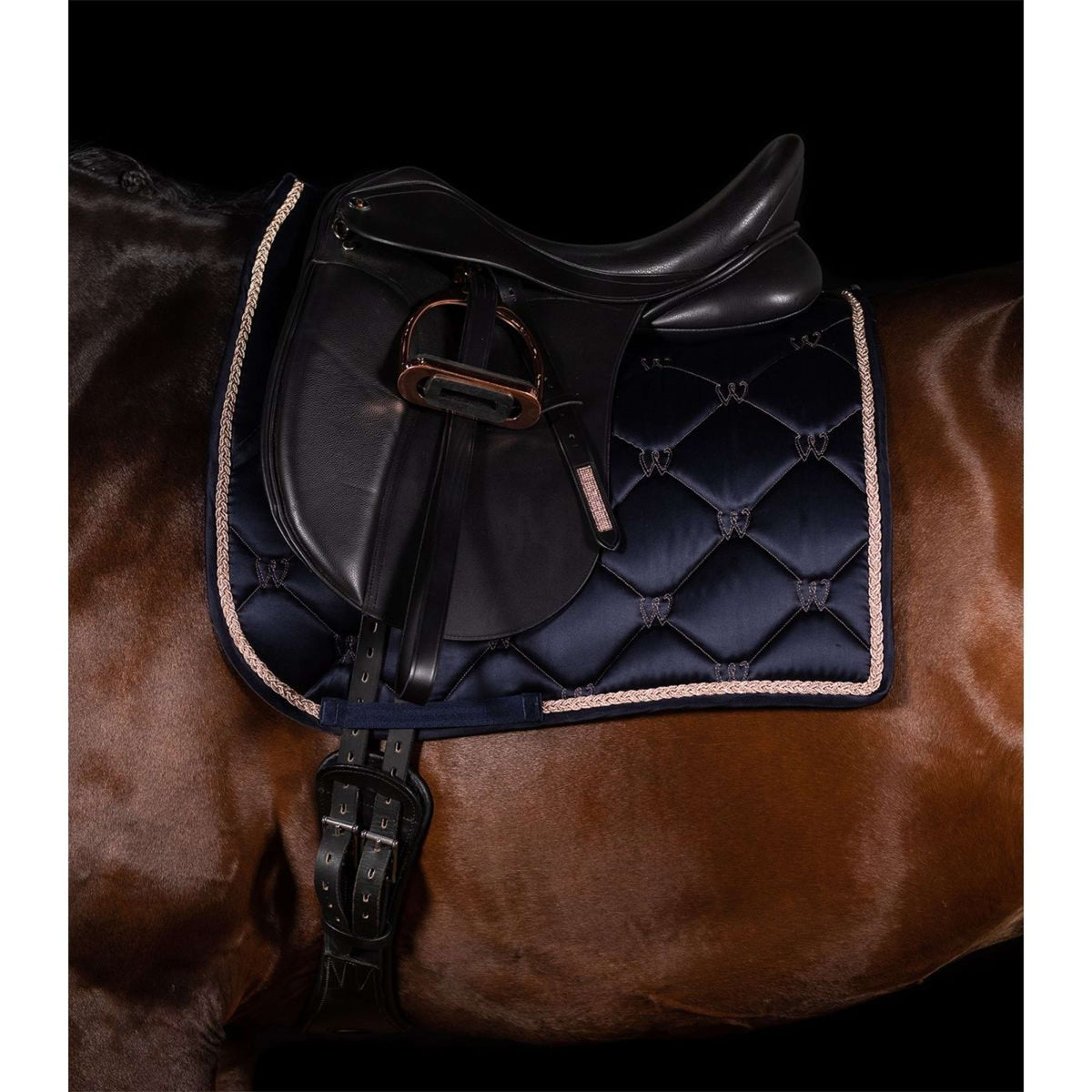 Waldhausen Mantilla Valencia Doma Azul Oscuro/Oro Rosa