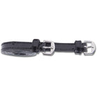 Waldhausen Sporenriemen Cuero barnizado Negro