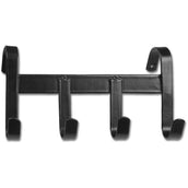 Waldhausen Colgador de Bridas 4 Haken Negro