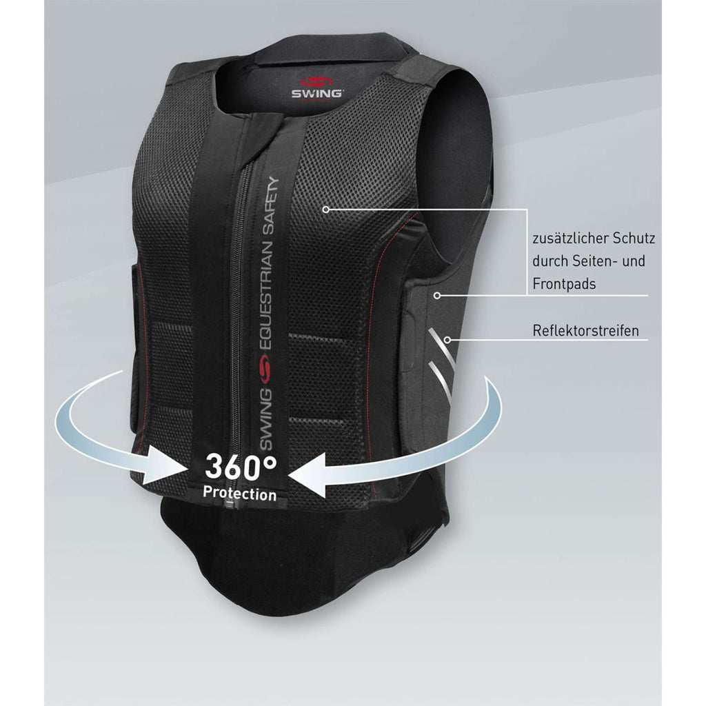 Swing Protector de Espalda P07 Niños Negro