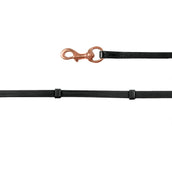 Waldhausen Riendas Islandesas Con Mosquetones Negro/Rose