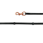 Waldhausen Riendas Islandesas Con Mosquetones Negro/Rose