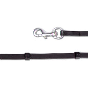Waldhausen Riendas Islandesas Con Mosquetones Negro/Plata