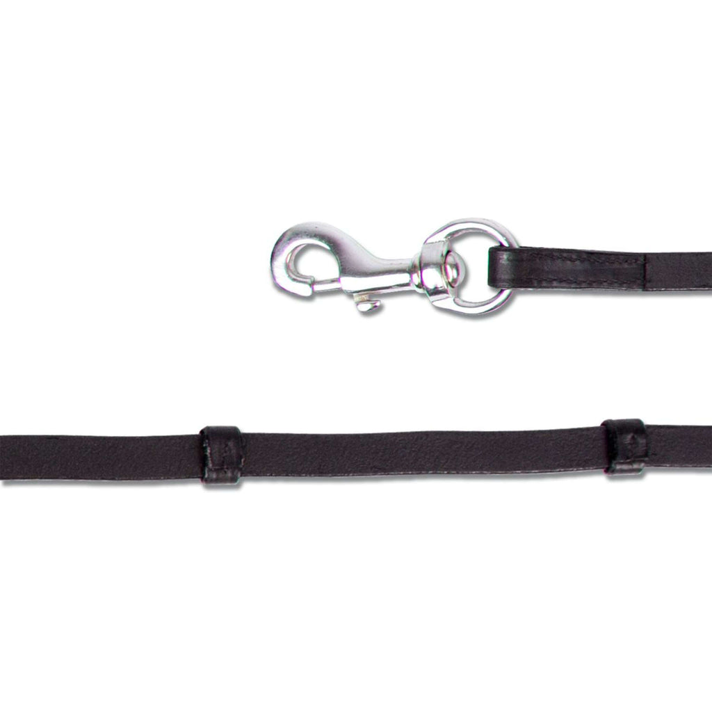Waldhausen Riendas Islandesas Con Mosquetones Negro/Plata