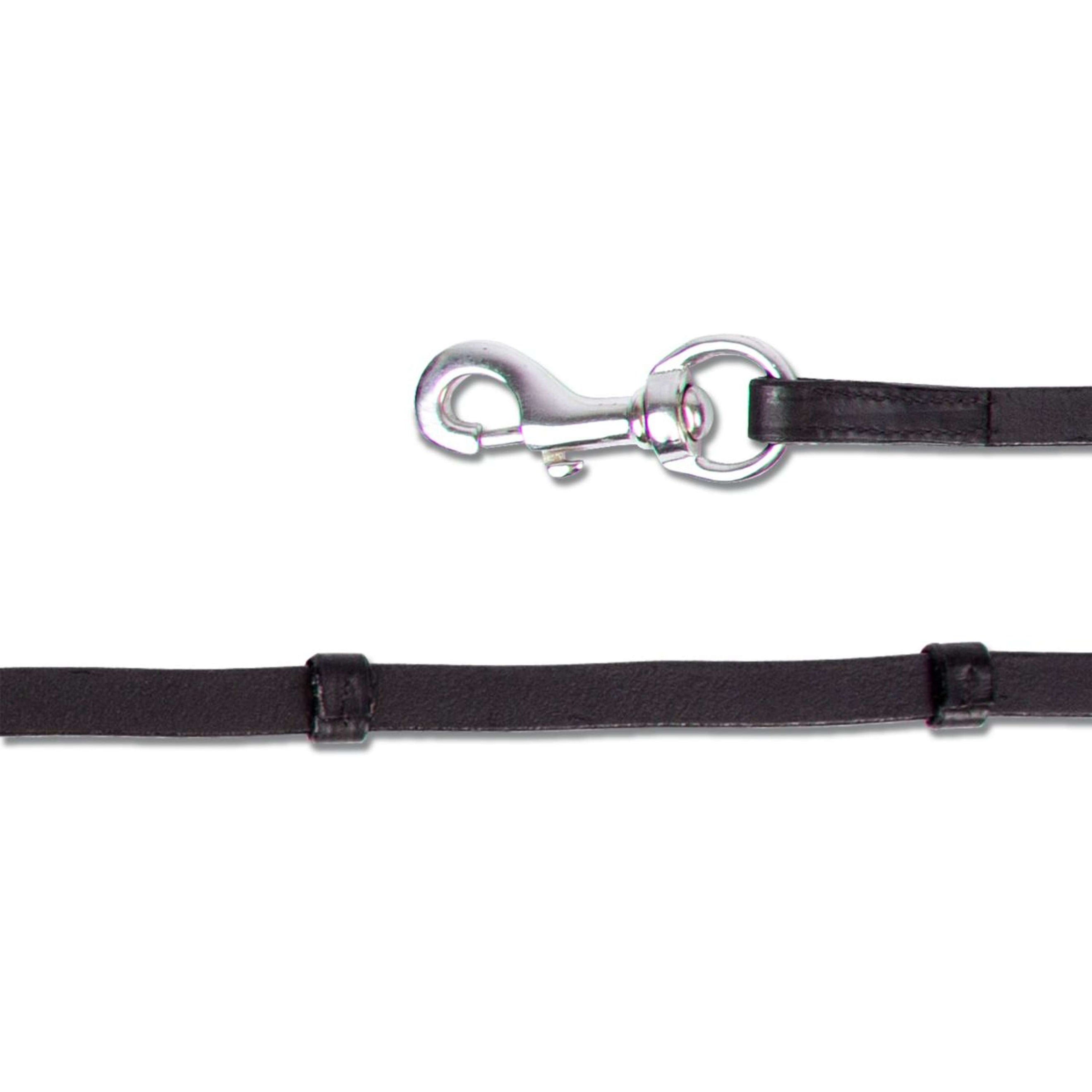 Waldhausen Riendas Islandesas Con Mosquetones Negro/Plata