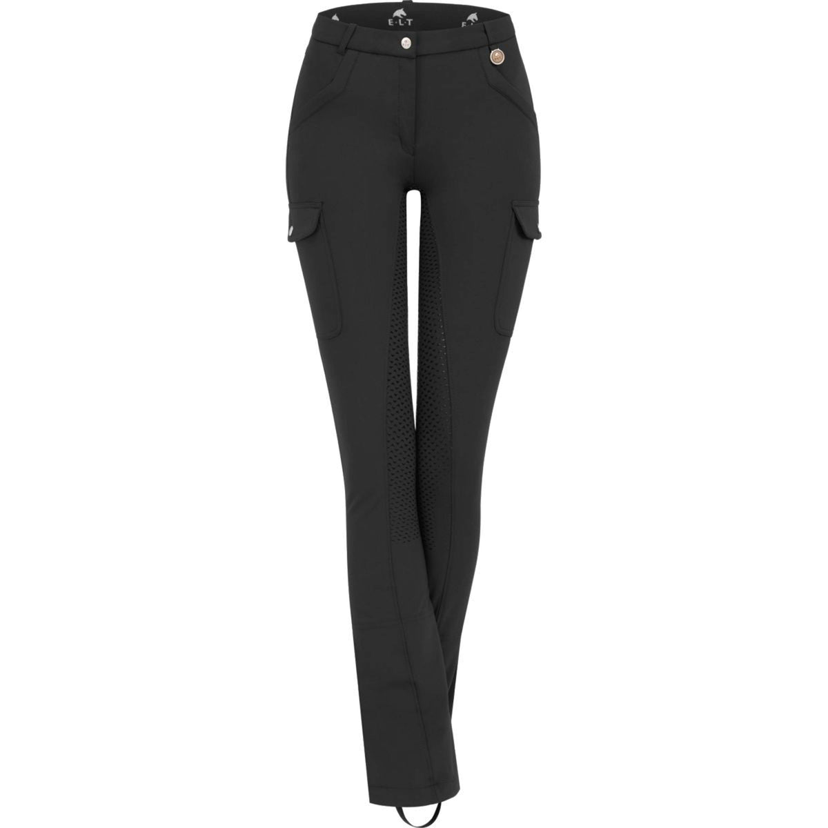 ELT Pantalones Jodhpur Micro Cargo Silicona Negro