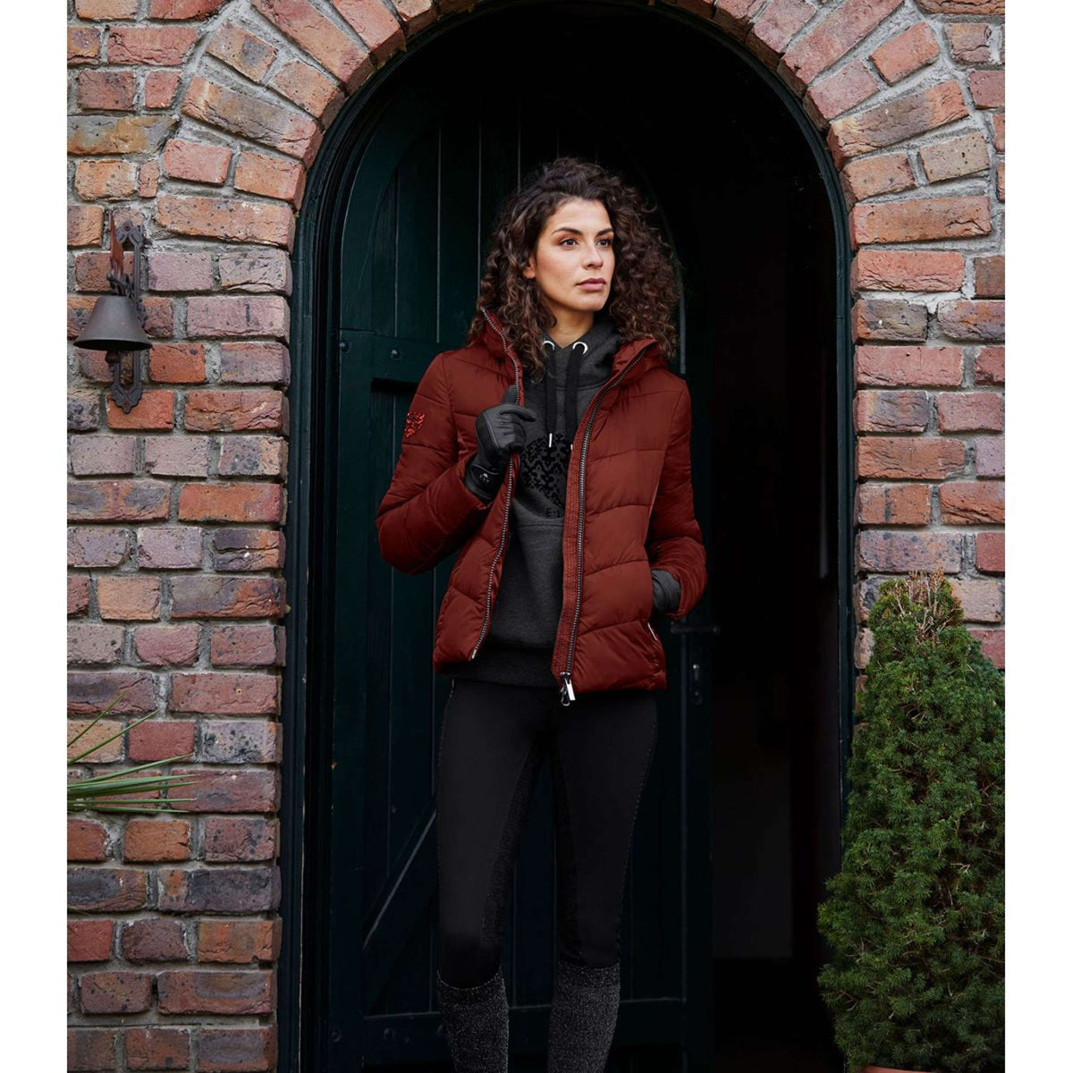 ELT Guantes de Equitación Magnetize Winter Negro