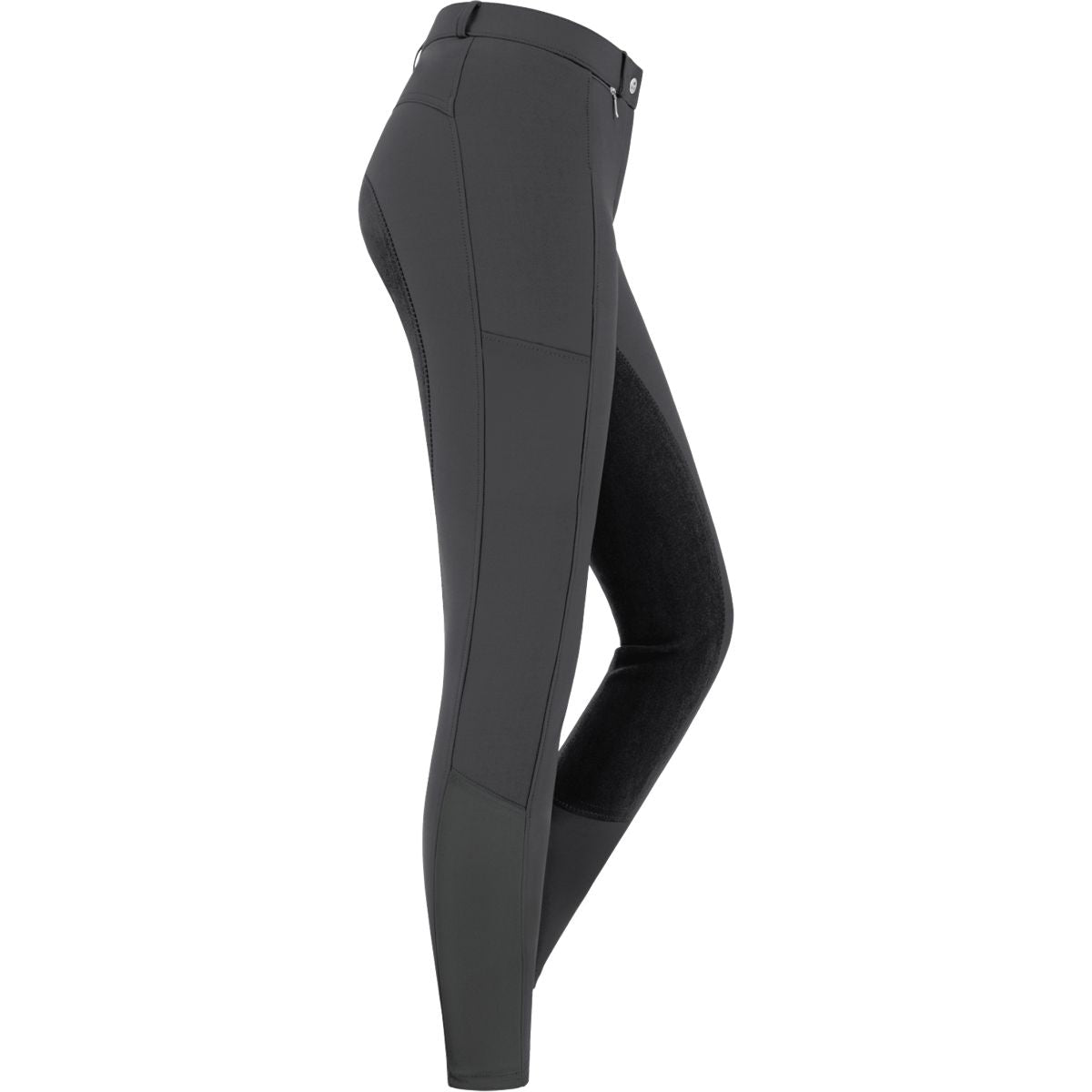 ELT Pantalón de Equitación Micro Sport Negro/Asfalto