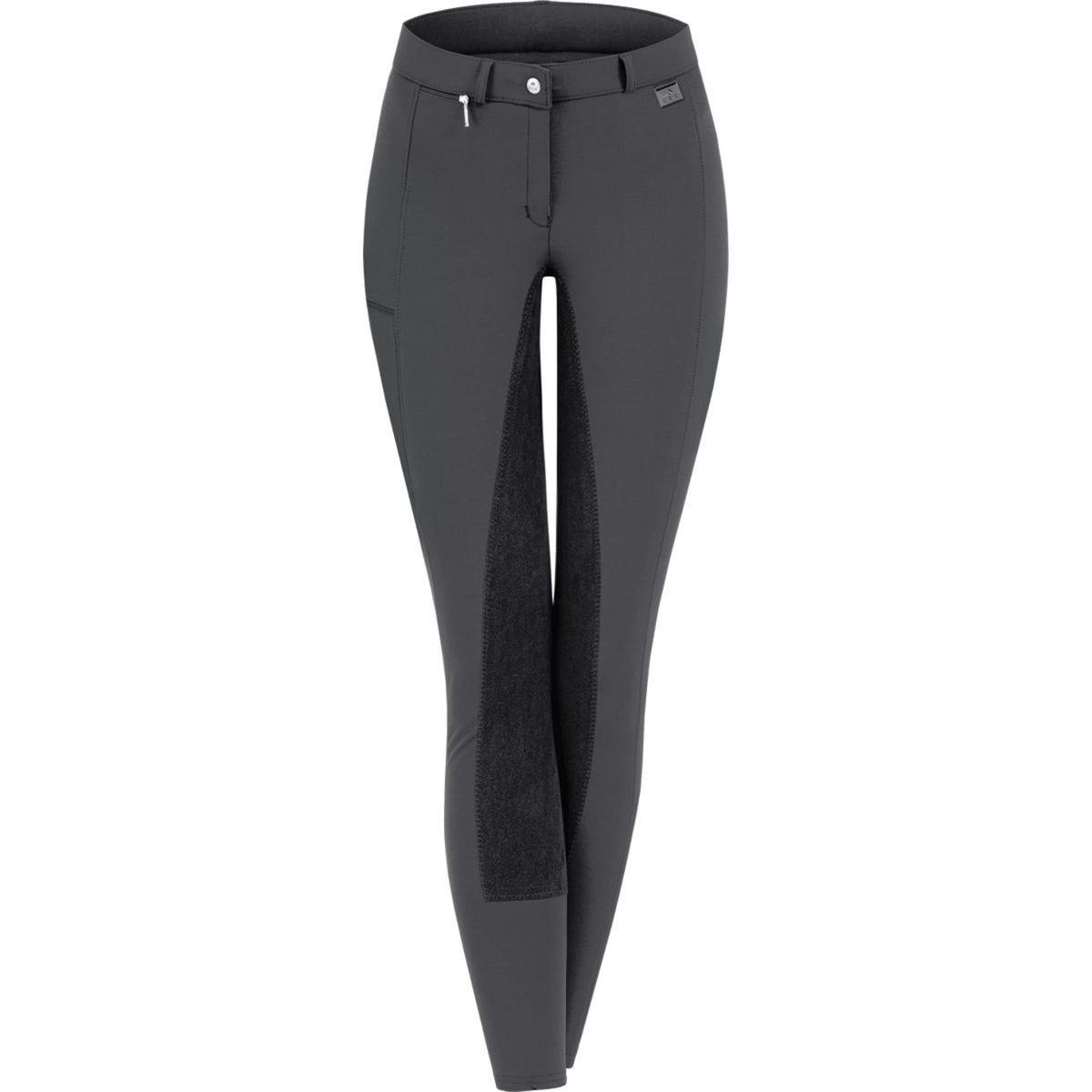 ELT Pantalón de Equitación Micro Sport Negro/Asfalto