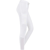 ELT Pantalón de Equitación Micro Rodilleras de Silicona Blanco