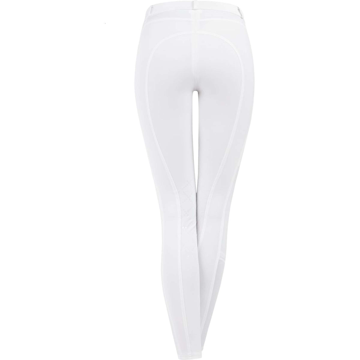ELT Pantalón de Equitación Micro Rodilleras de Silicona Blanco