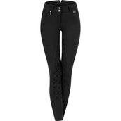 ELT Pantalón de Equitación Micro Sport High Waist Silicona Negro