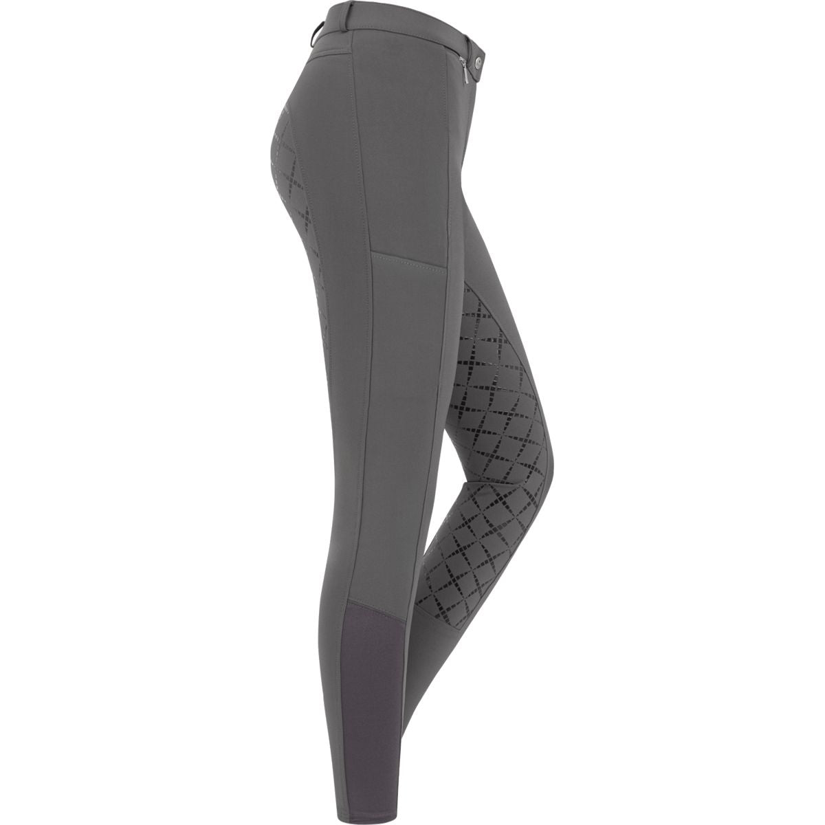 ELT Pantalón de Equitación Micro Sport Silicona Asfalto