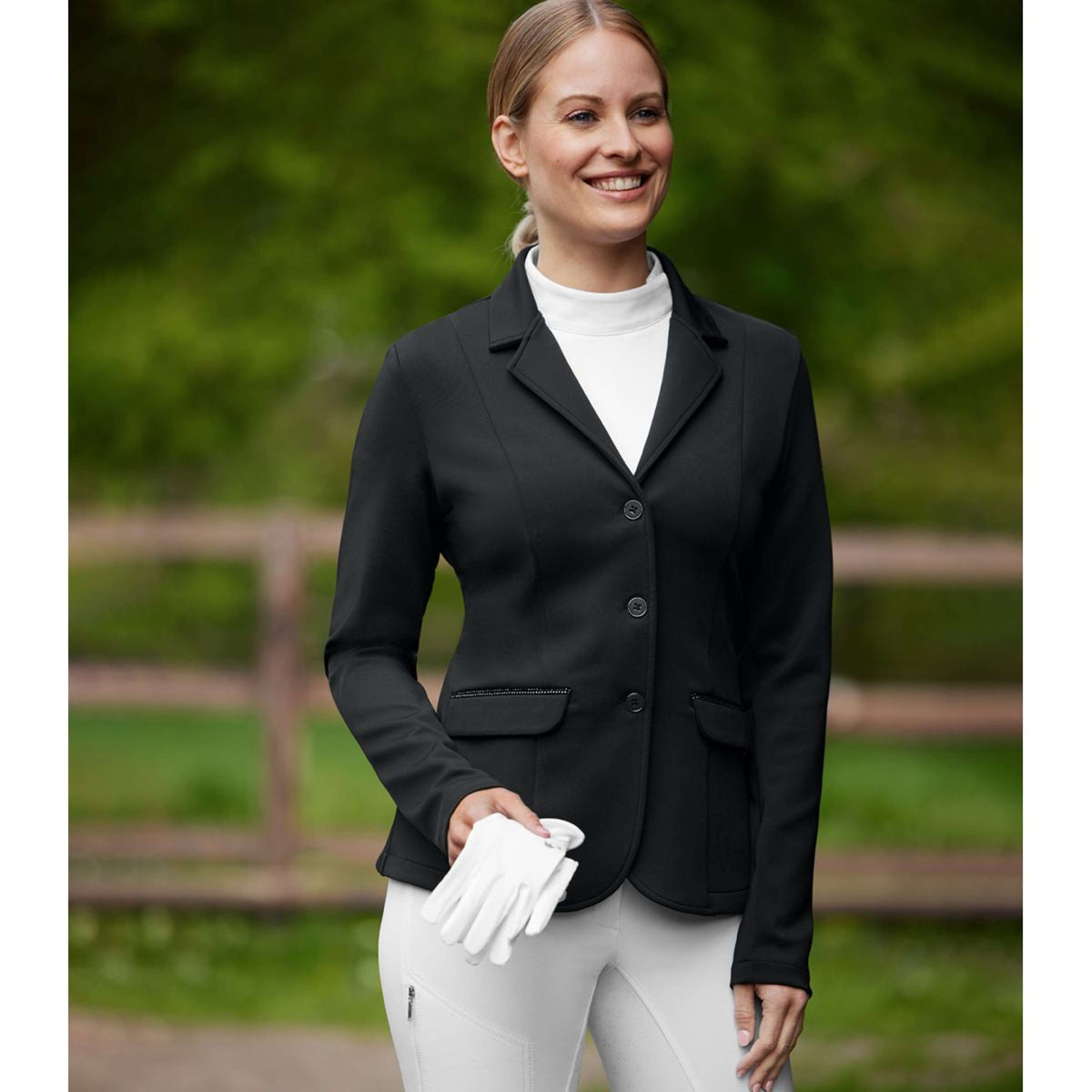 ELT Chaqueta de Competición Lina Mujer Negro